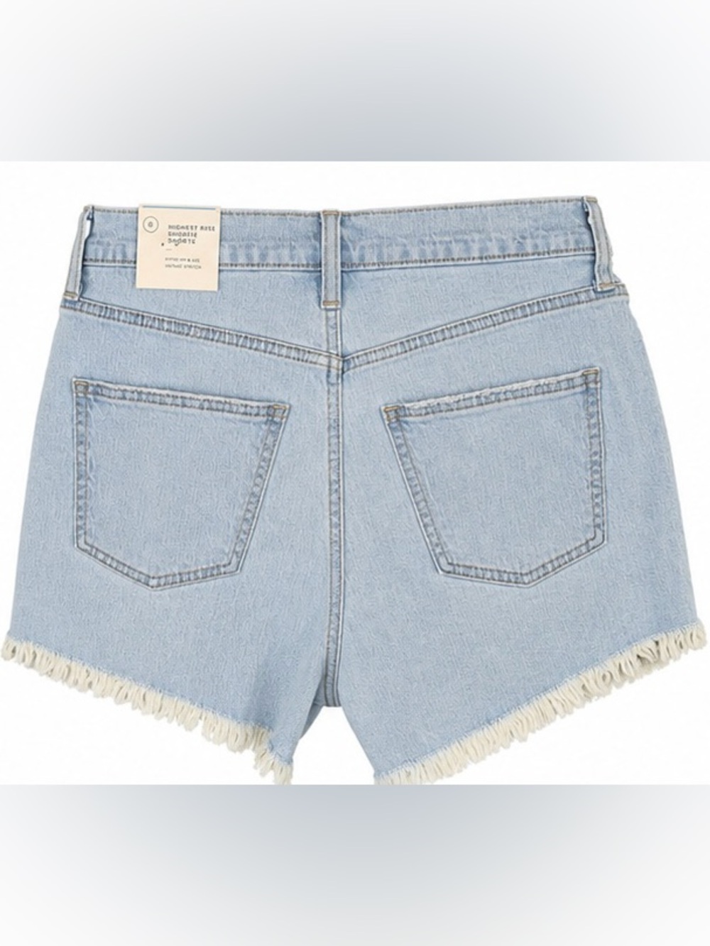 Universal Thread Highest Rise Distressed  stretch Denim Cutoff Jean Shorts NWT 6 - Picture 3 of 14